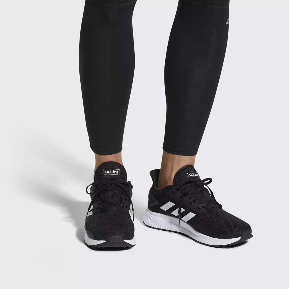Adidas Duramo 9 Tenis Para Correr Negros Para Hombre (MX-86664)